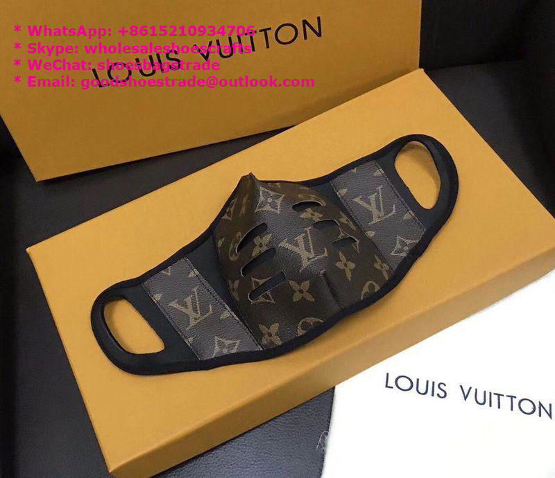 Louis Vuitton Monogram Face Mask LV leather dust Mask LV Mask Disney masks N95 K (China ...
