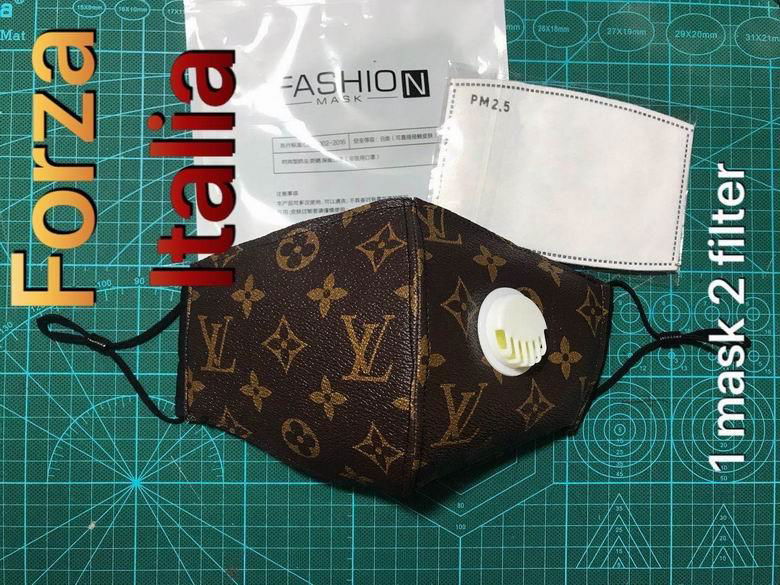 2020 New Luxury Designer Protective PU Leather Face Mask for L. V Fashion  Dust Mask for Louis Vuitton Protection Mouth Mask Factory Wholesale  Customized - China Personalized Masks, Luxury Mask
