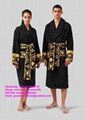 BAROQUE BATHROBE versace robe for women and men designer robe luxury robe bath b