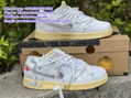  Free shipping OFF WHITE Futura x Nike Dunk Low dunk SB sneaker basketball shoes