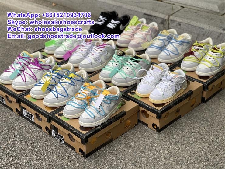  Free shipping OFF WHITE Futura x      Dunk Low dunk SB sneaker basketball shoes 4