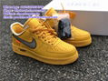 wholesale Off White x      Air Force 1 University Gold Dunk Low dunk SB sneakers 8