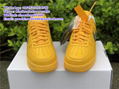 wholesale Off White x      Air Force 1 University Gold Dunk Low dunk SB sneakers 7