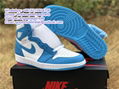 UNC blue white Air Jordan 1 High OG Obsidian University Blue Volt Gold Fearless  4