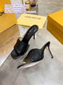 LV heels sandals LV REVIVAL MULE LOCK IT FLAT MULE Louis Vuitton REVIVAL FLAT MU