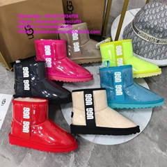 Women's Rain Boots     Waterproof Boots     CLASSIC CLEAR MINI boots     snow bo