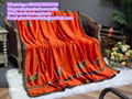 wholesale        CASHMERE WOOL THROW BLANKET H logo Blanket free shipping discou 14