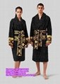 Versace robe designer robe versace bathrobe bath beach towel men's robe women's 