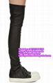 Rick Owens Black Stocking Tall Boots