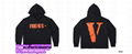 VLone Hoodies VLone shirt Vlone Denim Friends Big V letter Printing short T Swea 4