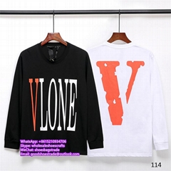 VLone Hoodies VLone shirt Vlone Denim Friends Big V letter Printing short T Swea