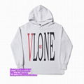 VLone Hoodies VLone shirt Vlone Denim Friends Big V letter Printing short T Swea 5