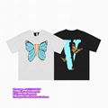 VLone Hoodies VLone shirt Vlone Denim Friends Big V letter Printing short T Swea