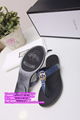       Leather thong sandal with Double G slider GG Marmont Leather Flip Flop 20