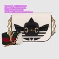 adidas x Gucci Ophidia shoulder bag adidas x Gucci Horsebit 1955 mini bag purse
