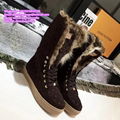 LV boots LV leather boots LV Cotton boots Woolen boots Winter warm boots POLAR F