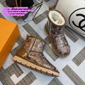 LV boots LV leather boots LV Cotton boots Woolen boots Winter warm boots POLAR F