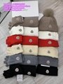 wholesale hat wool Beanie with pom pom winter hat knitted hats caps Warm hat 19