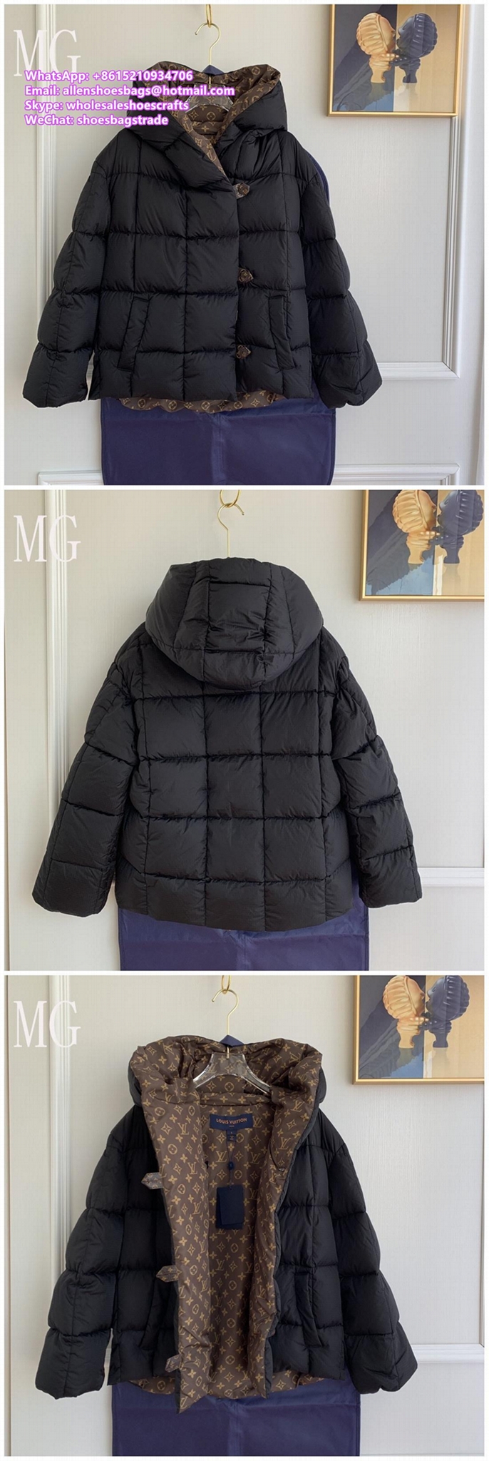 discount       women clothes Winter jacket wind coat       jacket GG Down jacket 9