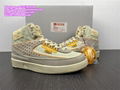 free shipping AJ 2 Low x Titan Union x Air Jordan 2 Rattan Grey Fog 2s sneakers 3