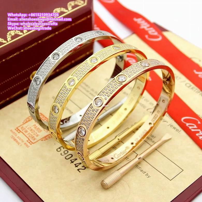 wholesale Cartier Bracelet cartier rings Cartier Earrings Bangle Love rings nail 3