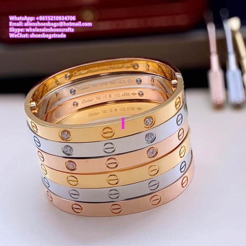 wholesale Cartier Bracelet cartier rings Cartier Earrings Bangle Love rings nail 2