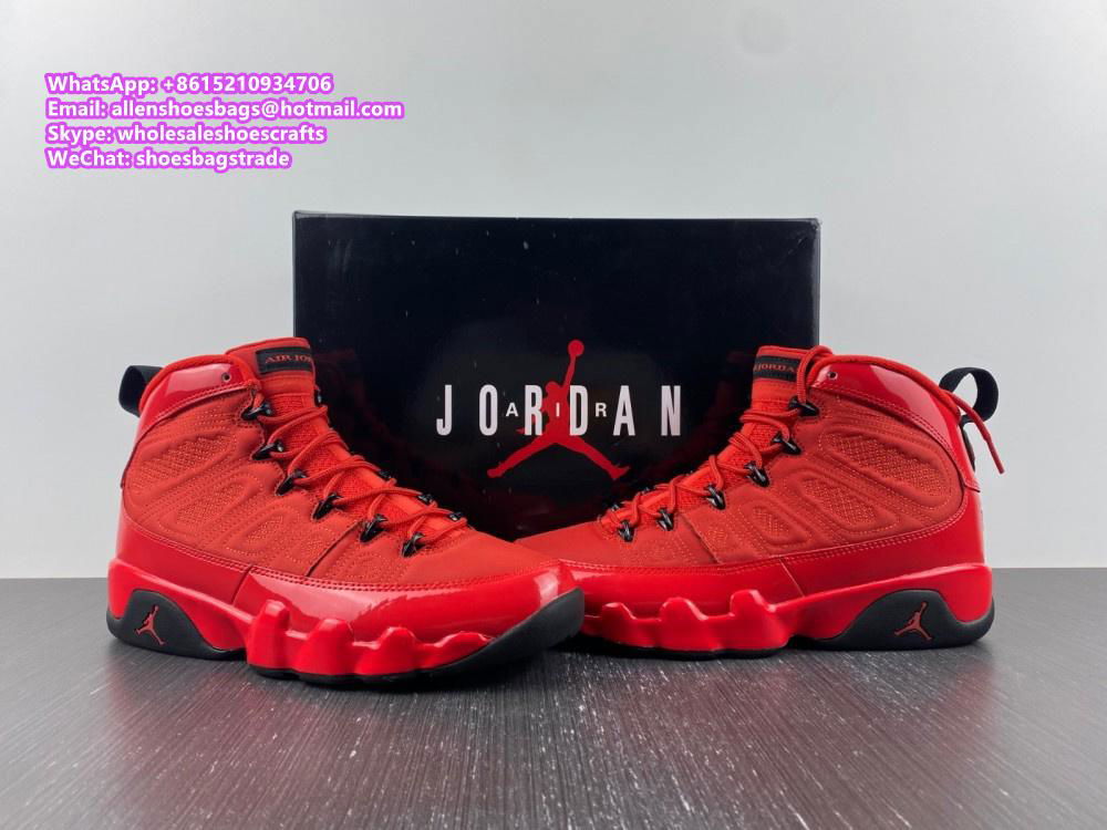 wholesale Air Jordan 9 Retro Chile Red Air Jordan 9 Olive Concord space jam shoe 3