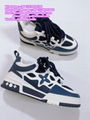     kate sneaker     onogram Flower Skate Sneaker Men navy Blue shoes     rainer 2