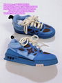     kate sneaker     onogram Flower Skate Sneaker Men navy Blue shoes     rainer 15