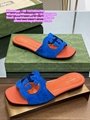 Gucci Blondie slide sandal Women's Interlocking G cut out slide flat sandals GG