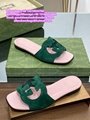 Gucci Blondie slide sandal Women's Interlocking G cut out slide flat sandals GG