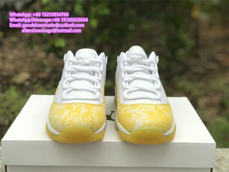 Air Jordan 11 Low WMNS Yellow Snakeskin Air Jordan 11 Low Cement Grey AJ 11 aj11 5