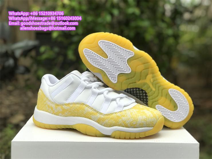 Air Jordan 11 Low WMNS Yellow Snakeskin Air Jordan 11 Low Cement Grey AJ 11 aj11 4