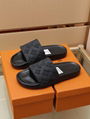 LV slipper LV sandal LV slides pool pillow flat comfort mule waterfront mule