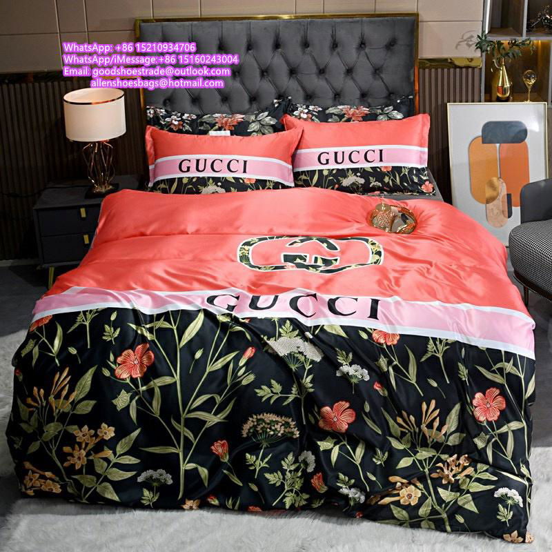 wholesale     edding sheets GG bedding sets four piece bed sheet Bedroom Duvet 3