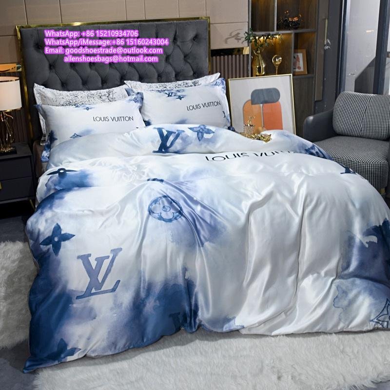wholesale     edding sheets GG bedding sets four piece bed sheet Bedroom Duvet