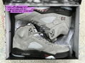 Air Jordan 5 Burgundy aj 5 Georgetown A Ma Maniére x aj 5s Black Light Bone UNC 12