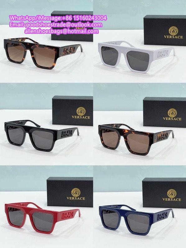 wholesale         Sunglasses Medusa Icon Shield Black Sunglasses oversized cheap 3