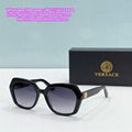 wholesale versace Sunglasses Medusa Icon Shield Black Sunglasses oversized cheap