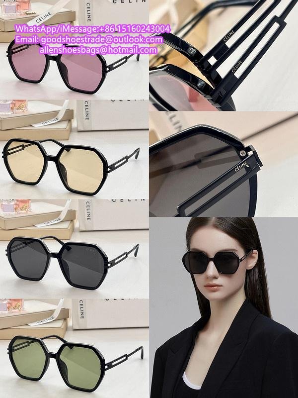        sunglass        EYEWEAR Oversized D-frame acetate sunglasses Women black  4
