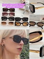 Celine sunglass Celine EYEWEAR Oversized D-frame acetate sunglasses Women black 