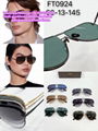 Tom Ford Sunglasses Tom Ford Glass women sunglass men sunglass GOLD METAL T LOGO