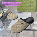 gucci womens gg supreme horsebit slipper gucci sandals gucci flip flops GG mules