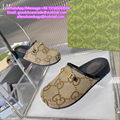 gucci womens gg supreme horsebit slipper gucci sandals gucci flip flops GG mules
