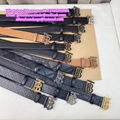 Check and Leather TB Belt Leather Reversible TB Belt Canvas Leather belts straps