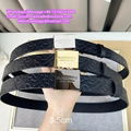 Check and Leather TB Belt Leather Reversible TB Belt Canvas Leather belts straps