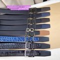 Tom Ford Reversible T Buckle leather belt black Men buckle belts TF belts straps 7