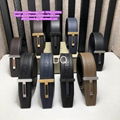 Tom Ford Reversible T Buckle leather belt black Men buckle belts TF belts straps