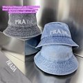 Prada Baseball Cap Prada Men Fashion adjustable hats Unisex Prada sun cap glof h