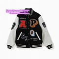 LV jacket Louis Vuitton Patch Varsity Jacket Mini Varsity Blouson LV x YK Embroi